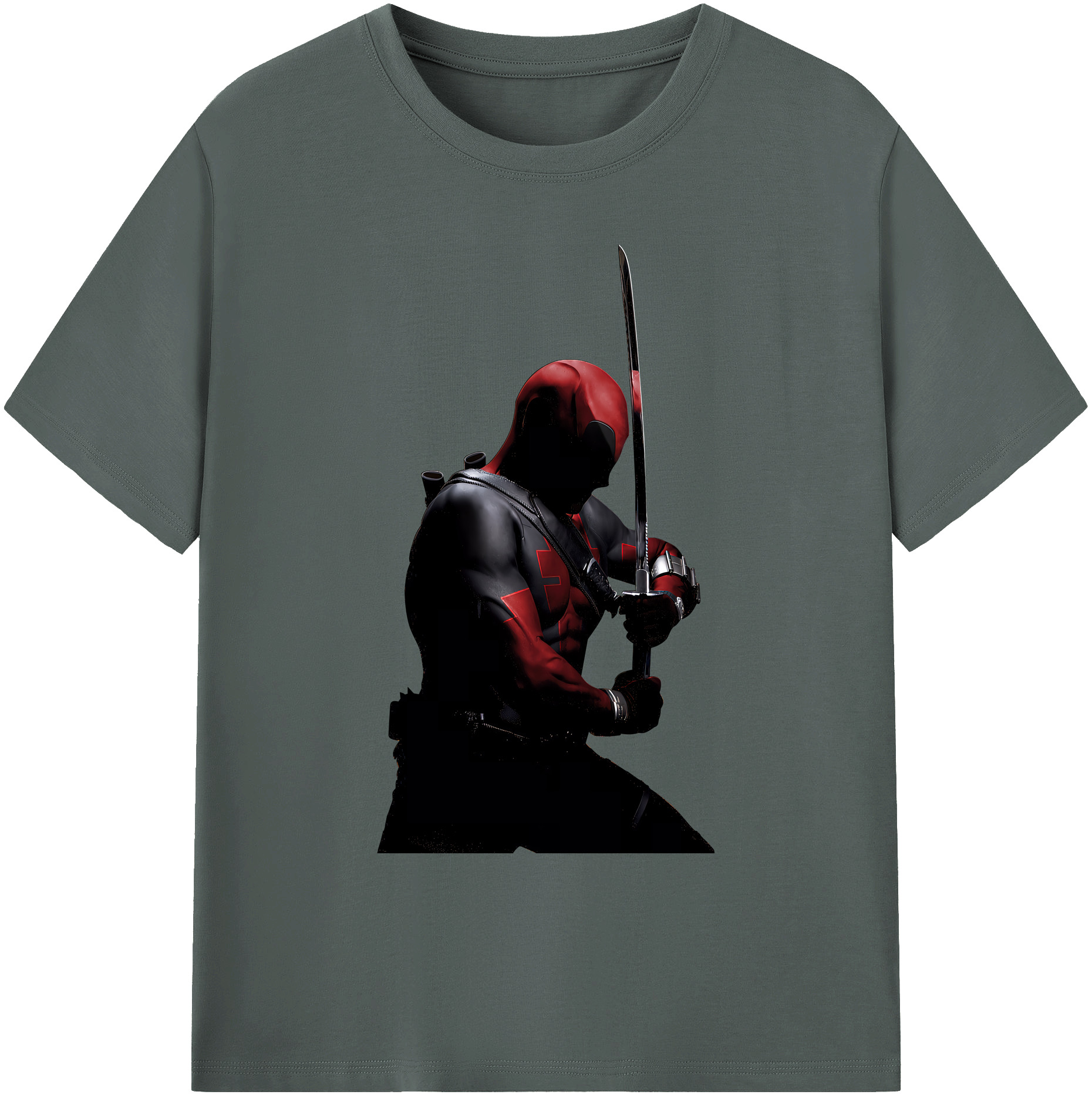 （画像用） Deadpool デッドプール 綿100％ メンズ半袖Tシャツ｜肌触りやわらか＆通気性